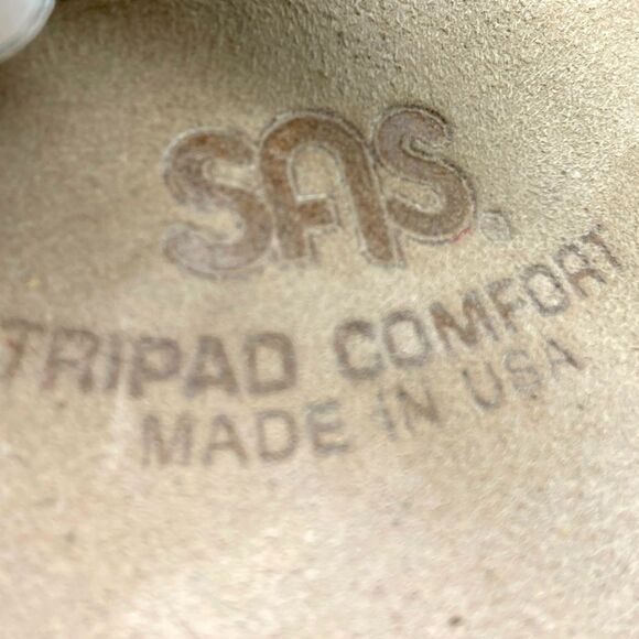 Sas Tripad Comfort White Leather Sandals Size 7M - Picture 7 of 8